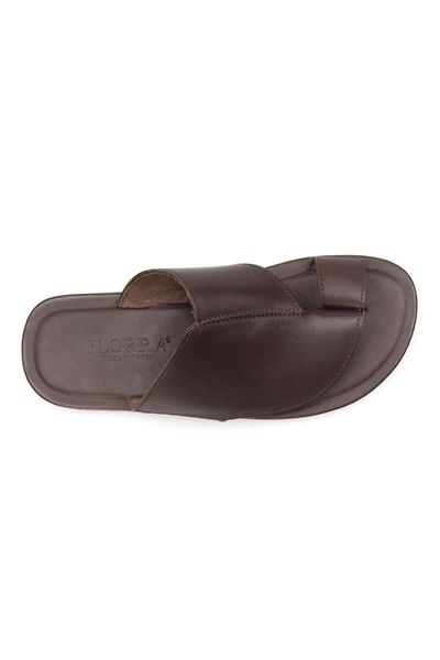 

slippers florra genuine leather male 203126, Black