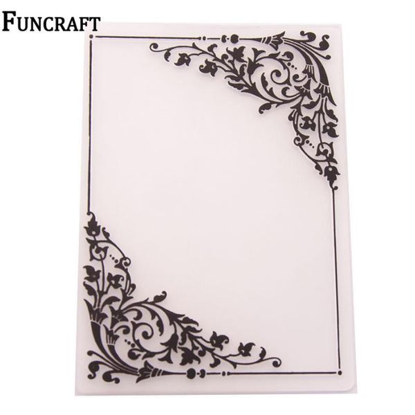

rectangle frame flower leaves edge embossing folders for scrapbooking card making christmas spring craft tools
