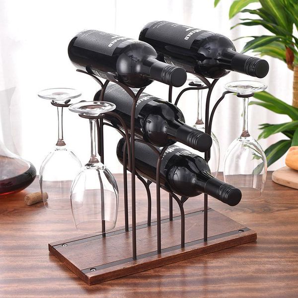 

tablewine racks nordic style vintage rack retro shelf iron bottle holder champagne bar accessories home bars stand for bottles