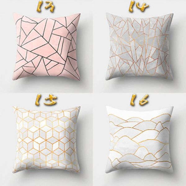 

cushion/decorative pillow simple marble geometric cushion sofa chair decoration polyester car waist home (no pillow)