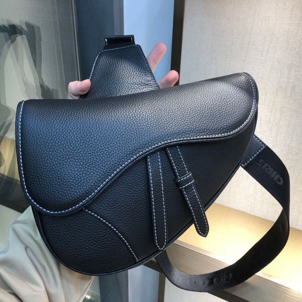 

handbag christian bags men's and women's new 2021 net red same fashion shoulder small slant span versatile leather saddle luxurys