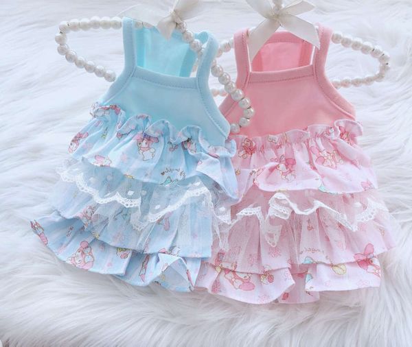 

the dog clothes dream multi-layer cake skirt in spring and summer