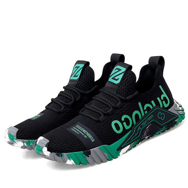 

2021 arrival fashion men breathable running sports shoes white black green outdoor tennis trainers sneakers eur 40-45 y-111