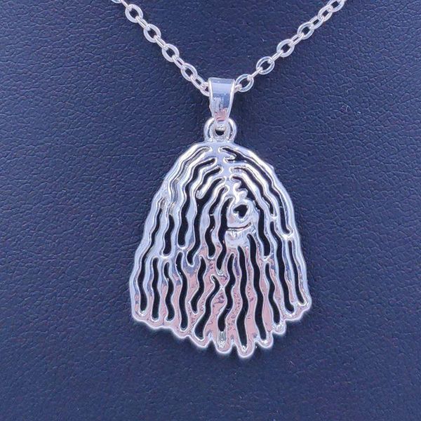 

Bergamasco Shepherd Dog Animal Pendant Necklace Gold Silver Plated Jewelry For Women Male Female Girls Cute N180 Necklaces
