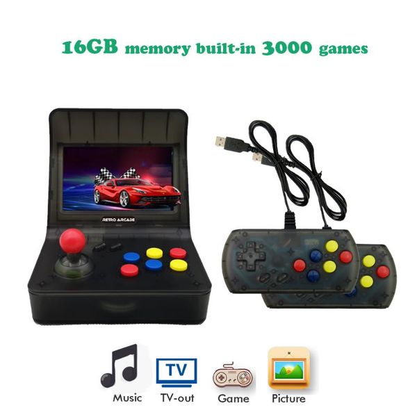 

4.3-inch high-definition color screen mini for psp handheld arcade double game console nostalgic gba children retro fc portable players