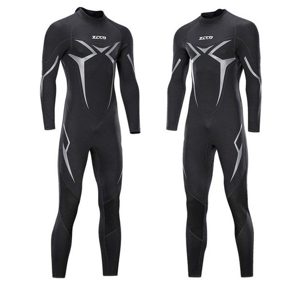 

diving suit one-piece male 3mm warmth and super elastic wear-resistant cold-proof wetsuit winter swimsuit scr swim wear