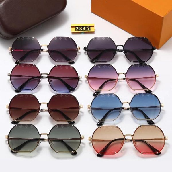 

sunglasses 2021 summer luxury oval women men retro vintage brand designer metal frame sun glasses female grandient shades oculos, White;black