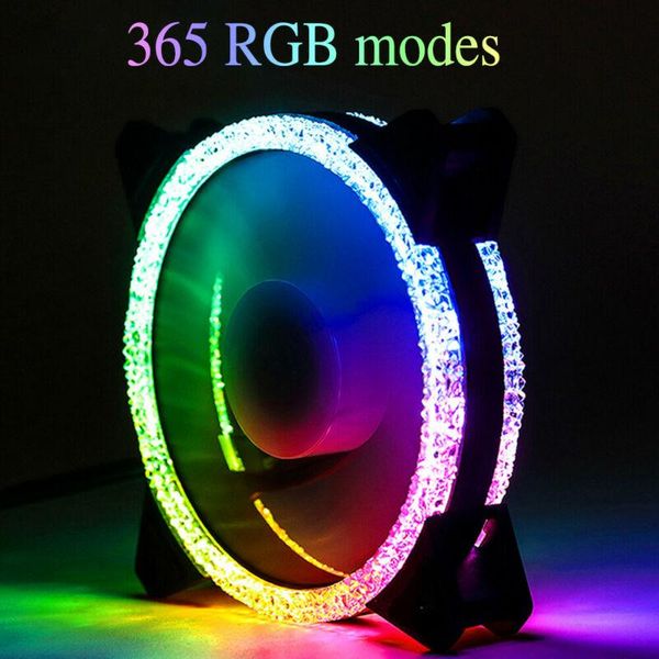 

lapcooling pads 3pin 12cm computer case cooler ice drill aurora rgb argb pc silent fans