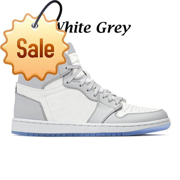 

2020 new 1s grey red 1 white chicago unc mens women basketball shoes men sports designer sneakers zapatos chaussures trainers 5 -13, Black