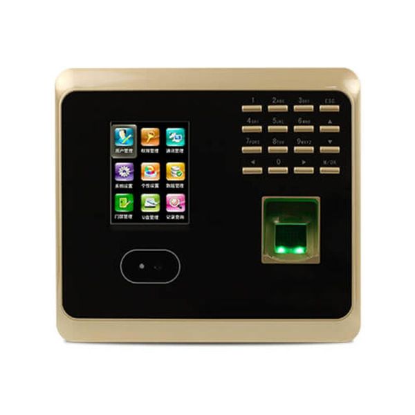 

face recognition time attendance system with fingerprint reader tcp/ip wifi facial clock access control