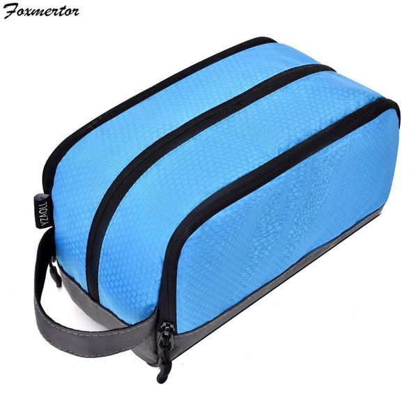 

foxmertor travel solid toiletry bag for men women dopp kit shaving organizer nylon perfect accessory wholesale #9003 cosmetic bags & cases