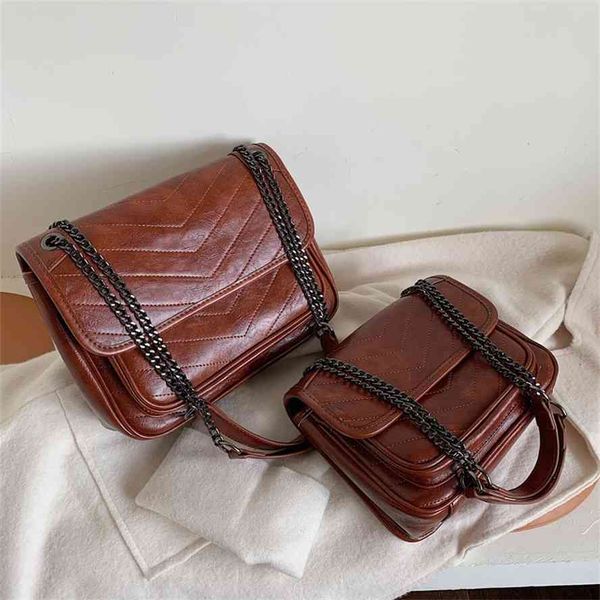 

women's 2020 new lingge versatile chic chain messenger bag