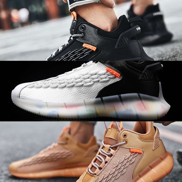 

casual shoes men's shoes 2020 new spring and summer breathable mesh woven korean casual fashionable coconut casual c8gm e4dn, Black
