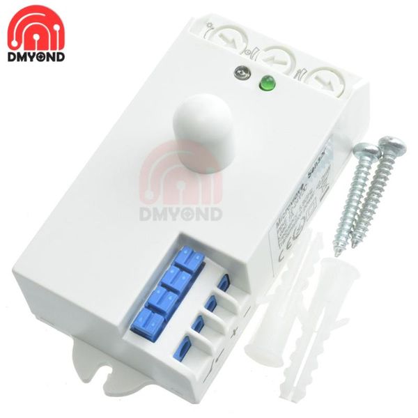 

smart home control dc 12v-24v microwave radar sensor light switch body motion 5.8ghz with shell hf system 360Â° indoor