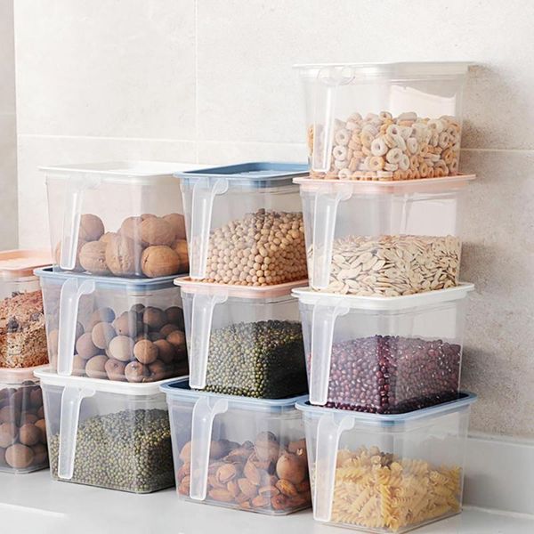 

storage bottles & jars food container plastic kitchen refrigerator noodle box multigrain grain legumes tank boxes