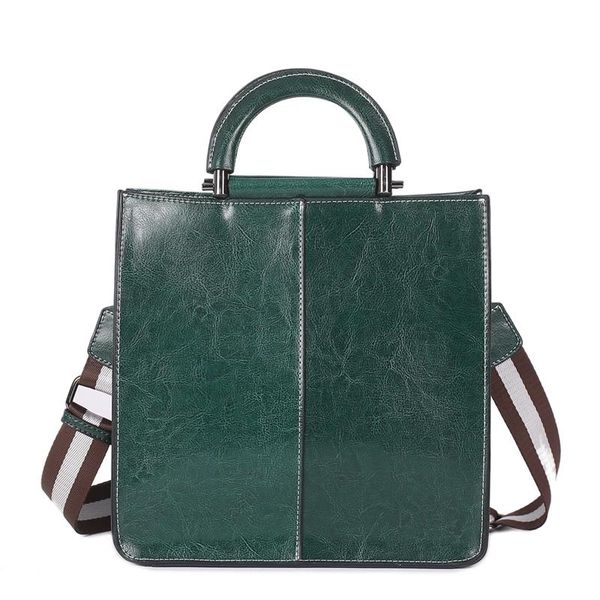 

evening bags blue genuine leather handbag women's shoulder bag 2021 wristlet designer briefcases ol business fashion tote