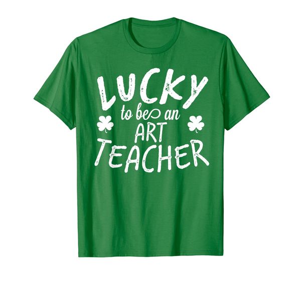 

St. Patrick' Day Art Teacher T-Shirt Lucky Shirt, Mainly pictures