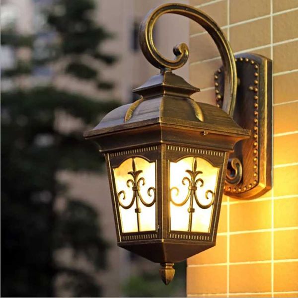

retro outdoor wall light europe villa sconce lamp waterproof exterior garden doorway lighting yard street corridor porch home lamps