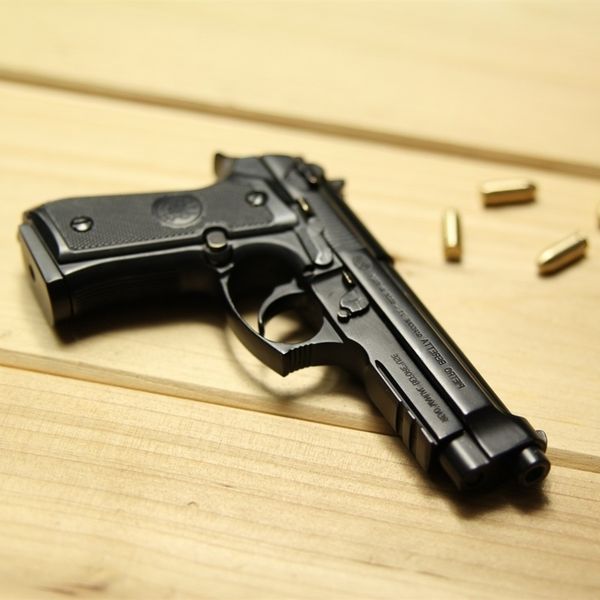 

58alloy empire american beretta m92 model 1:2.05 metal fully detachable non launching toy pistol