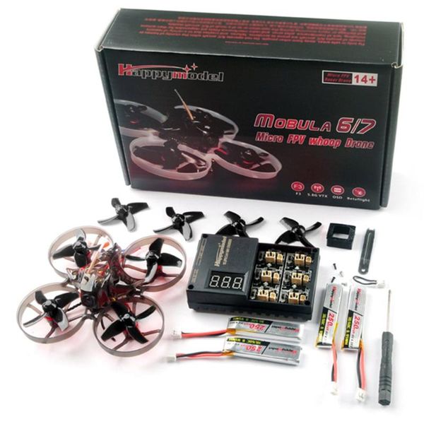 

drones happymodel mobula 7 75mm crazybee f3 pro osd 2s bwhoop fpv racing drone quadcopter upgrade bb2 esc 700tvl bnf compatible frsky