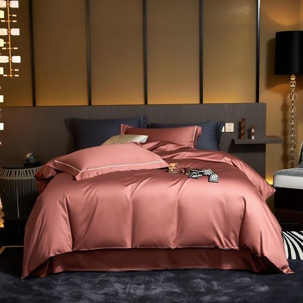 

bedding sets 4/5/7pcs family duvet cover fitted sheet flat luxury soft 1000tc egyptian cotton set comforter pillowcases