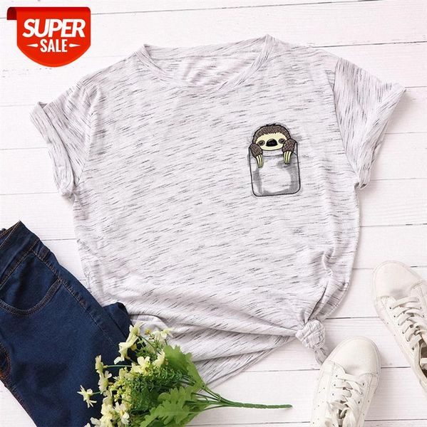 

women's loose round neck short-sleeved cotton t-shirt a7 #p54d, White