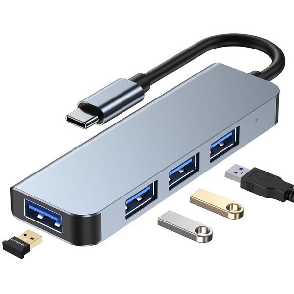 

hubs plitter docking station type c hub 5gbps usb 4 ports to 3.0 splitter adapter