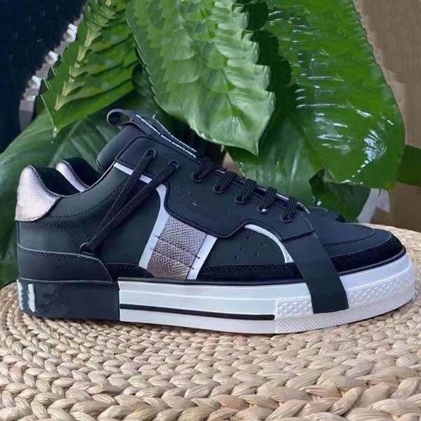 

mens womens sport shoes fashion platform lace-up genuine leather color matching casual shoe size 36-46 with box