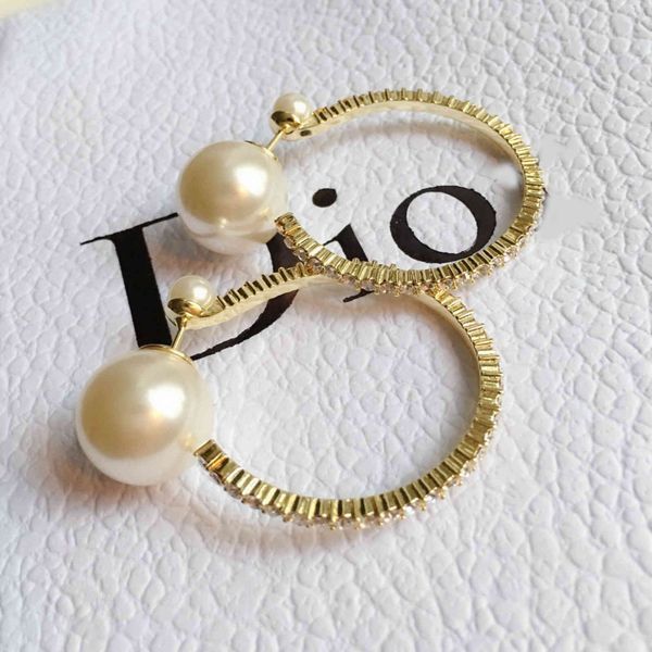 

factory specials aa designer new products pearl stud crystal drill hook izs9, Golden