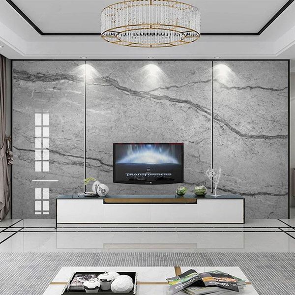 

wallpapers custom 3d wall mural modern grey marble stone abstract paper living room tv sofa bedroom home decor papel de parede sala