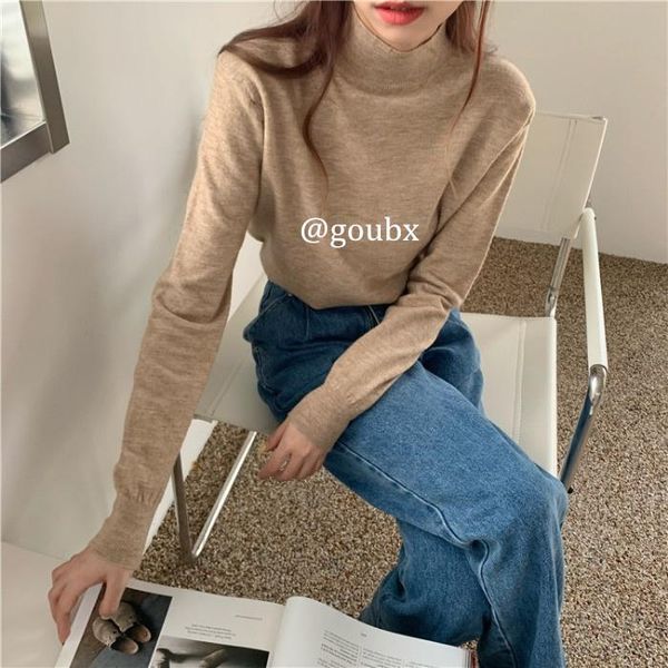 

women's sweaters cmaz 2021 autumn winte sweater women knitted pullover korean style cardigan soft warm pull thick outwear, White;black