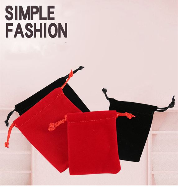 

2022 new fashion bag flannelette bags jewelry drawstring bundle pocket pack earphone flannelettes storage wallet black flannelettess packs d