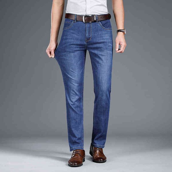 

jean 2021 spring and comfortable summer cotton lightweight classic fashion youth blue jeans