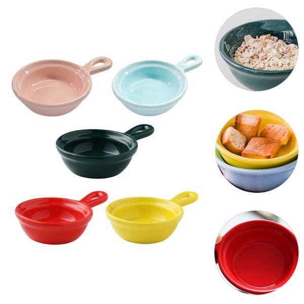 

dishes & plates 5pcs ceramics seasoning dish household dipping exquisite saucer