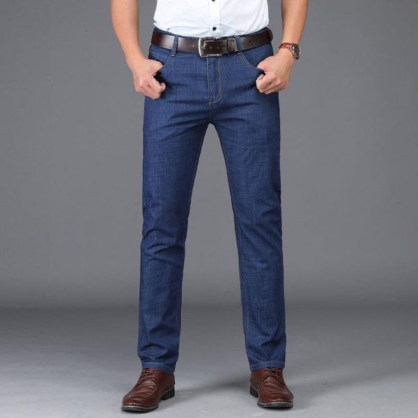 

Men's Jeans Arrivals Ripped Denim Pants Fashion Casual Loose Trousers 83E9, Blue