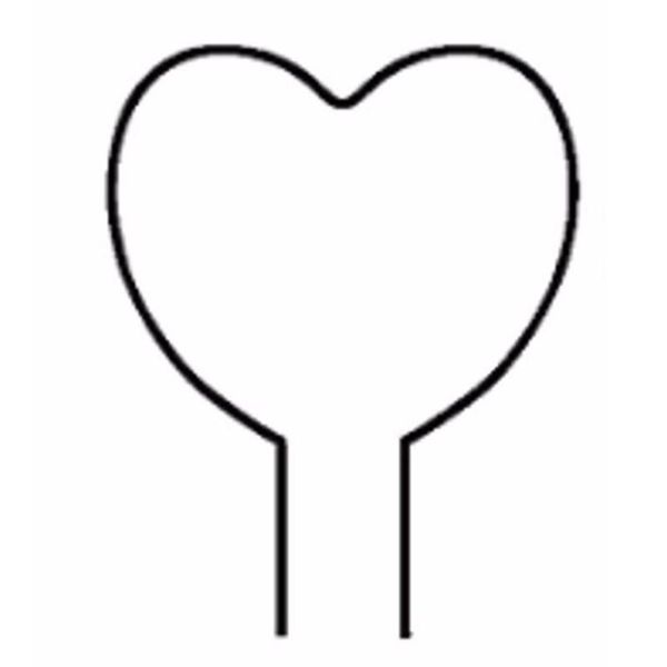 

other garden supplies 23x37cm iron plant climbing bracket art love heart-shaped round support vine rack