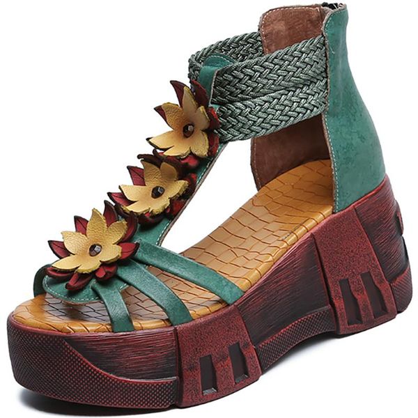 

dress shoes genuine cow leather women's high heels platform sandals for ladies t-strap designer shoe female pumps girls soft 2021, Black