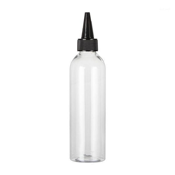

200ml empty plastic cosmetic container pointed mouth cap shampoo washing package bottles 200cc liquid soap lotion bottle perfume