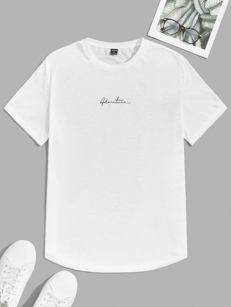 

men letter graphic tee 99qx#, White;black