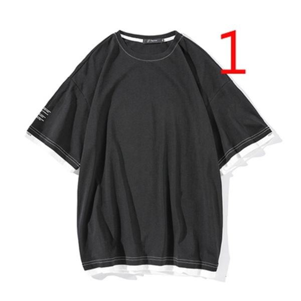 

men's t-shirts short-sleeved t-shirt summer slim cotton collar tide brand shirt dx weju, White;black