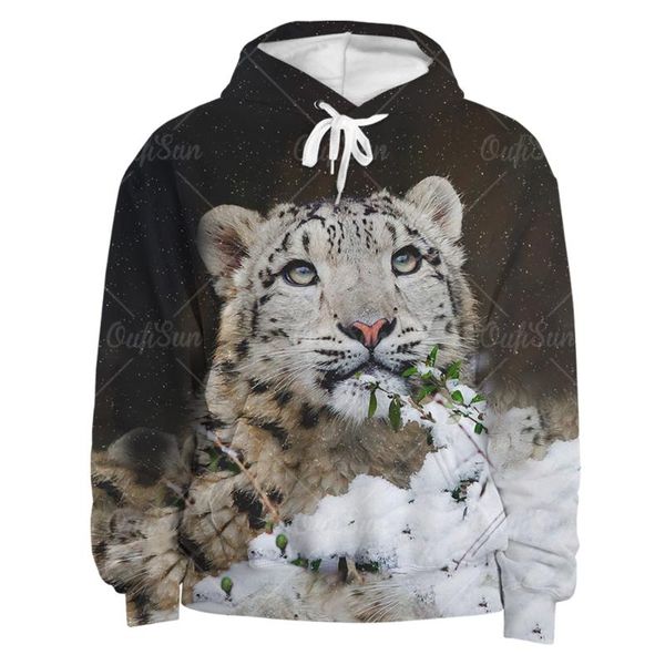 

men's hoodies & sweatshirts tiger pattern trendy 3d printed hoodie men women fashion casual funny pullovers hip hop round, Black