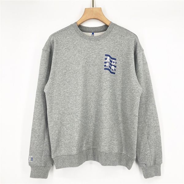 

men's hoodies & sweatshirts error mask adhere female male hoodie 1:1:1 masking tape art back z-stitch ader crewneck 2kgs, Black