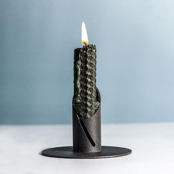 

candle holders black set of 2 candlesticks for wedding dinning valentine's day t84f