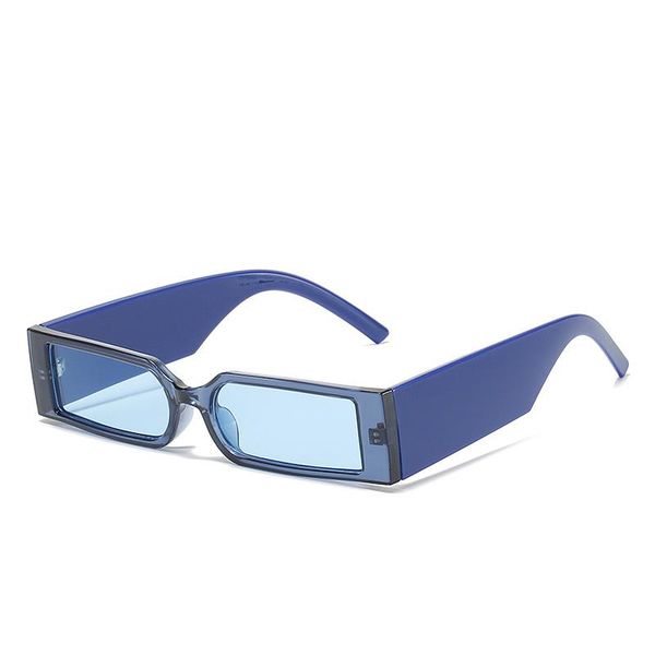 

sunglasses small rectangle blue women for august 2021, White;black