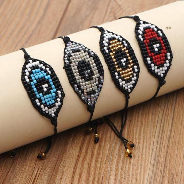 

tennis go2boho fashion jewelry evil eye bracelet women's bracelets friendship miyuki wholesale braclet chic pulseras mujer moda 2021, Golden;silver