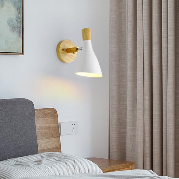 

thrisdar led bedside lamp modern minimalist living room bedroom study aisle background wall macaron nordic