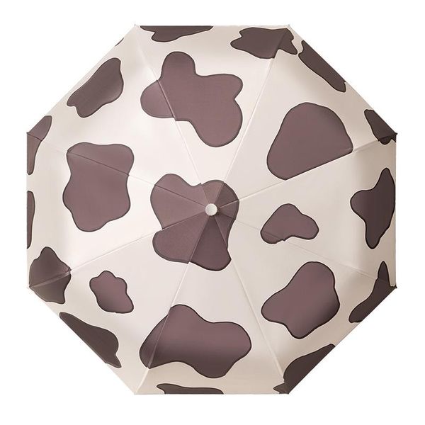 

umbrellas automatic umbrella rain women folding 8k waterproof anti uv sun paraguas girls milk lines pattern female umbrel