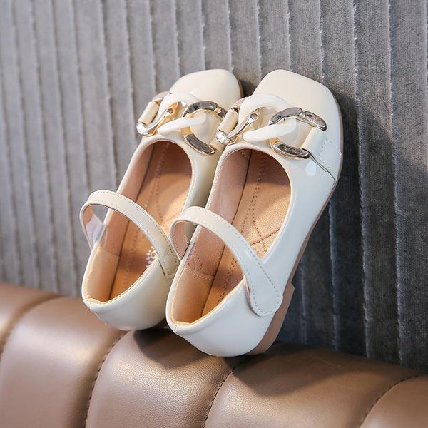 

athletic & outdoor fashion baby girls breathable leather shoes flower kids princess party for wedding cute dress, Black