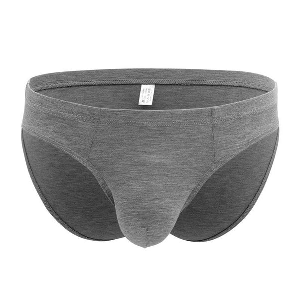 Underpants Underwear Homens Bambu Fibra Antibacteriana Briefs Tamanho Europeu Low Cintura Solta Calças Respirável Tecido amigável para a juventude