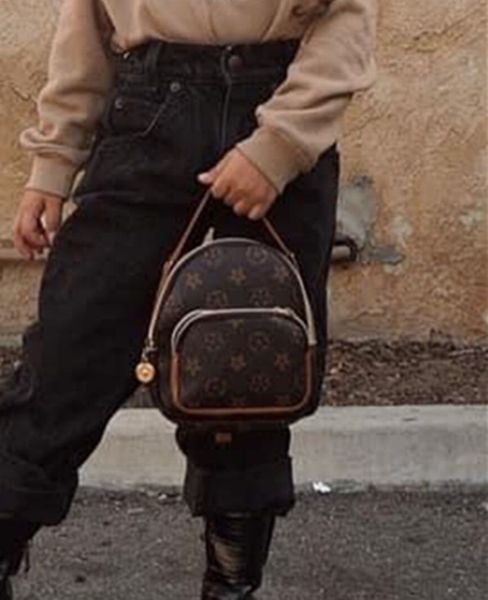 

children backpacks korean fashion shoulder handbag printed pu versatile handbags mini mobile phone bag lady bags women purse wholesale